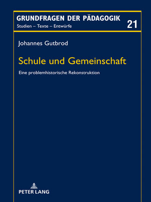 cover image of Schule und Gemeinschaft